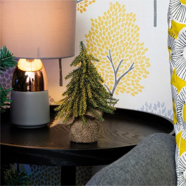 St Helens Decorative Gold Finish Christmas Tree, 20Cm