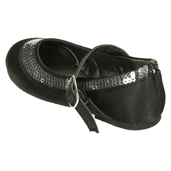 Spot On Girls Spot On Flat Ballerina Sequin Detail
