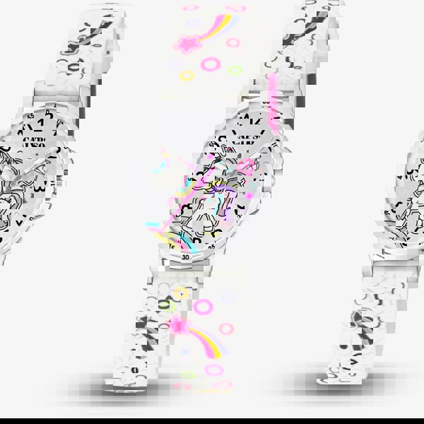 Calypso Unisex Unicon White Rubber Watch K5776/4