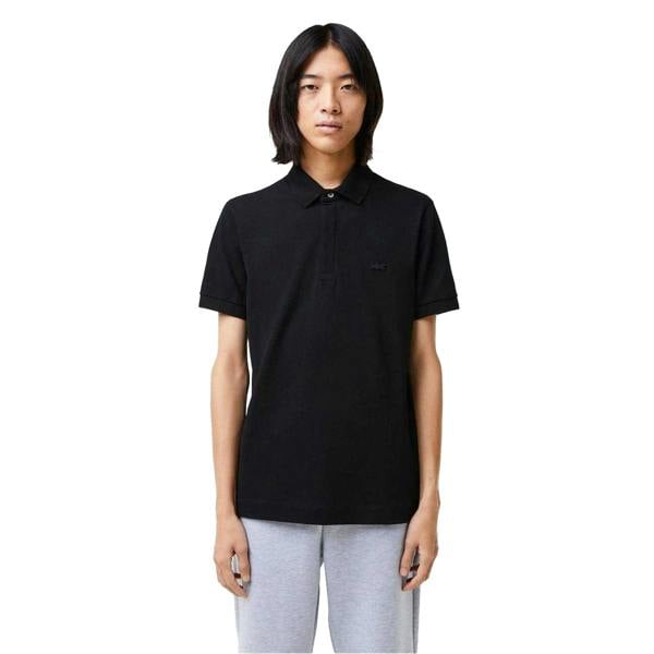 Lacoste Mens Paris Cotton Polo Shirt - Black - 