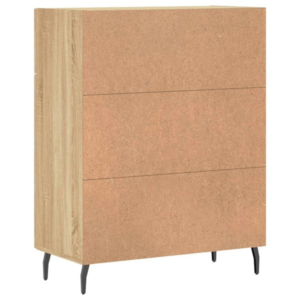 Berkfield Sideboard Sonoma Oak 69.5x34x90 cm Engineered Wood