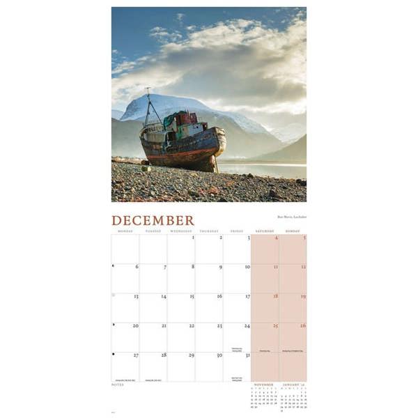 Scotland Calendar 2027, Wall Calendars, Month To View, Travel, Gift