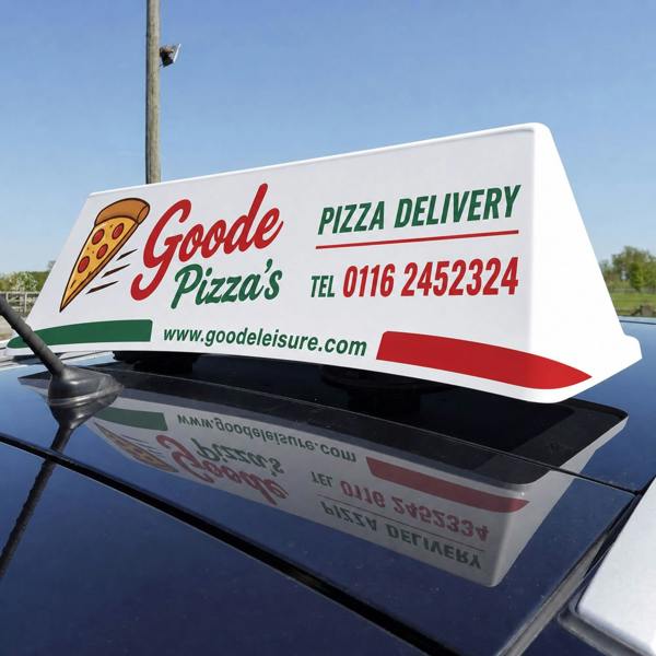 Advertising Sign Board Ideal for Cars with Glass Roof Vacuum Mounted Suction