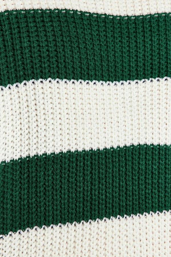 WOVCOR Crew Neck Striped Knit Men's Sweater