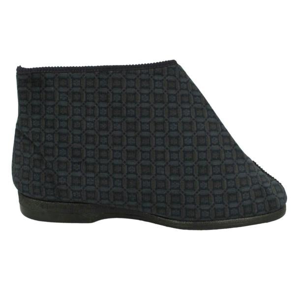 Balmoral Mens Balmoral Hook And Loop Bootie Slippers MVB M46