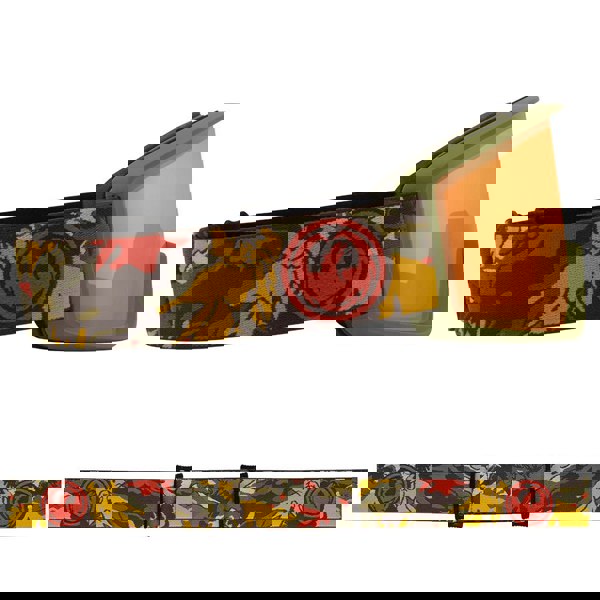 Dragon DXT OTG - Leafy Camo with Lumalens Amber Lens