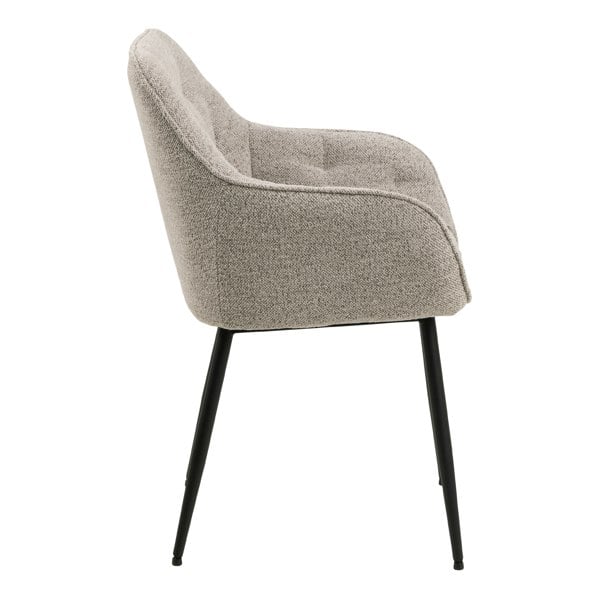 Furniture To Go Brooke Dining Chair with Armrest in Monza Beige Set of 2