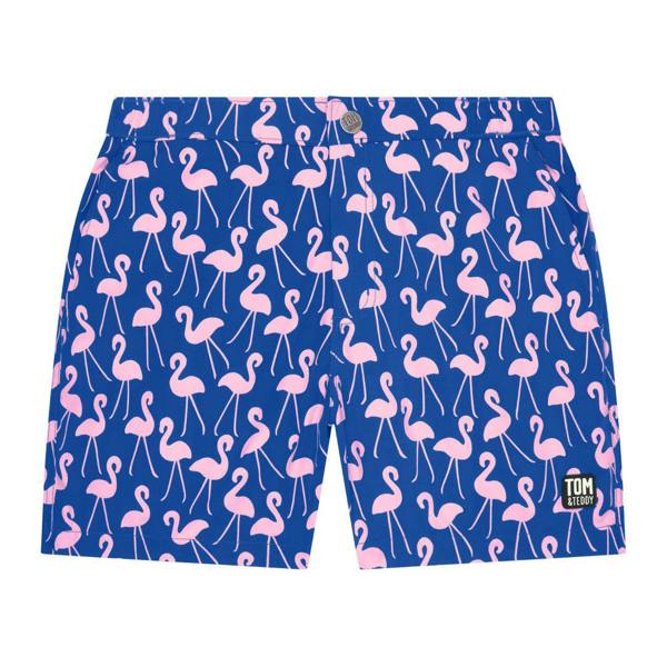 Tom & Teddy Rose Flamingos