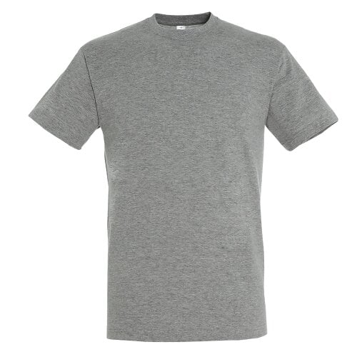 SOLS Mens Regent Short Sleeve T-Shirt - Grey Marl