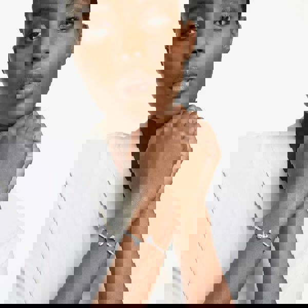 Swarovski Attract Soul White Crystal Heart Bangle 5518814 M