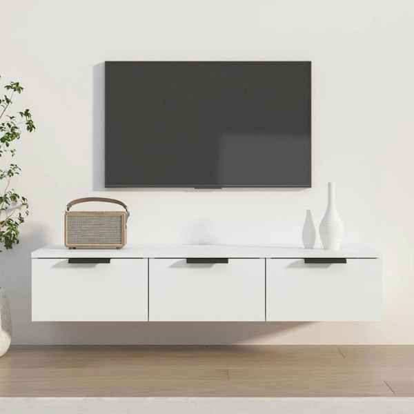 Berkfield Wall Cabinet White 102x30x20 cm Engineered Wood