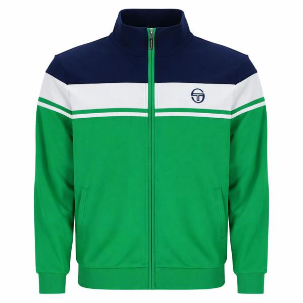 Sergio Tacchini Damarindo Track Top Jacket Maritime Blue/White/Fern Green