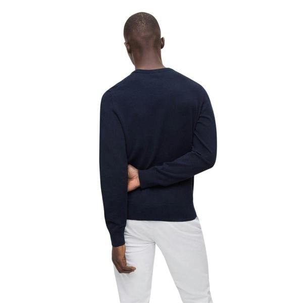 Boss Mens Kanovano Crew Neck Jumper - Green - 