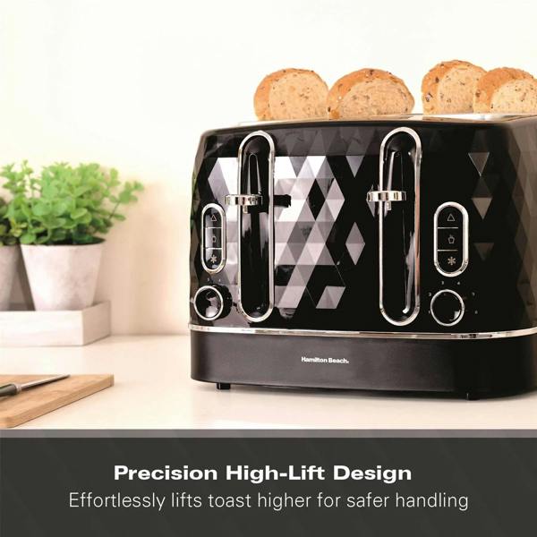 Hamilton Beach Diamond 4 Slice Toaster - Black