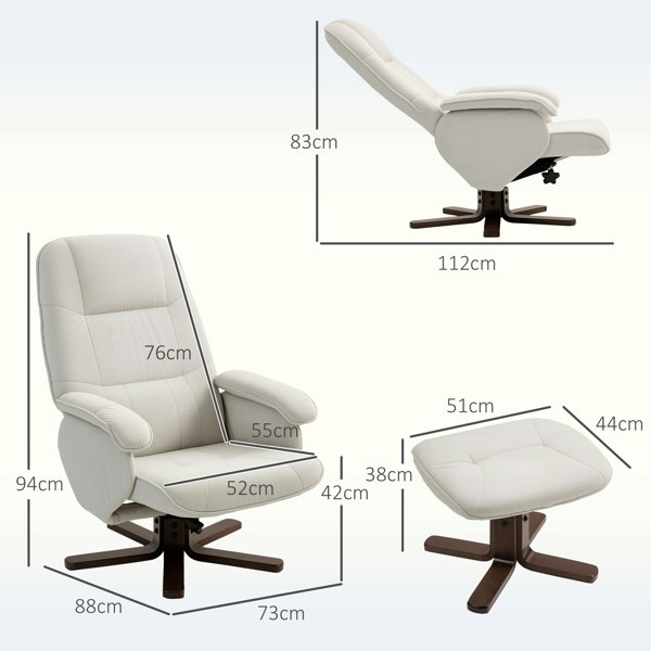 Recliner with Ottoman