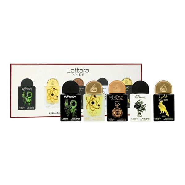 Lattafa Unisex Perfume Lattafa Pride Collection No. 1 Eau de Parfum Unisex Fragrance Spray Gift Set (5 x 20ml)
