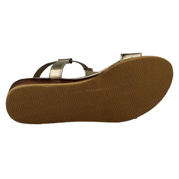 Leather Collection Ladies Leather Collection T-Bar Sandals F00452