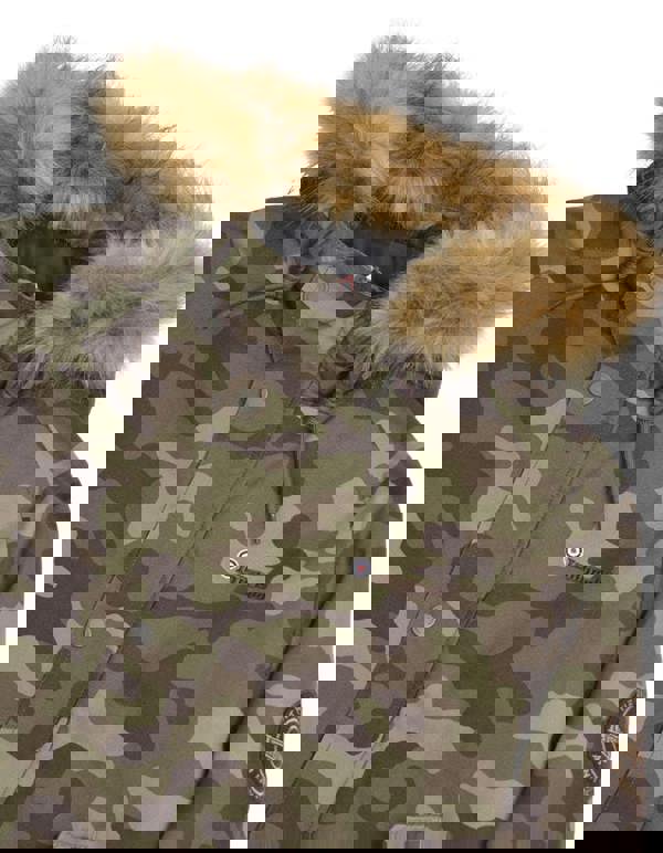 Lambretta Mens/Womens Carnaby Scooter Hooded Classic Mod Ska Badge Parka