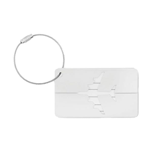 MidOcean Fly Aluminium Luggage Tag - Matt Silver - 