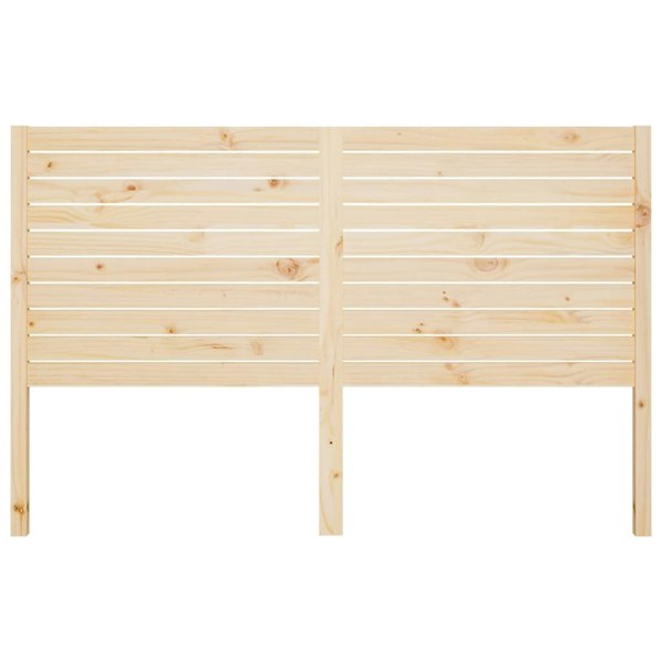 Berkfield Bed Headboard 126x4x100 cm Solid Wood Pine