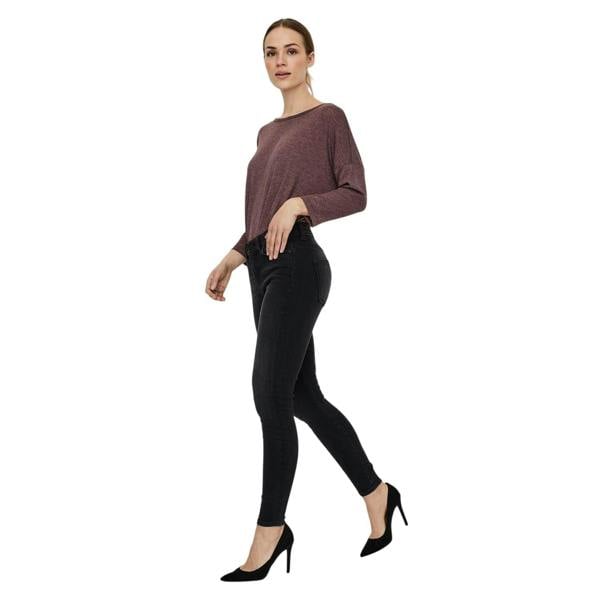 Vero Moda Womens/Ladies Skinny Jeans - Black Denim - 