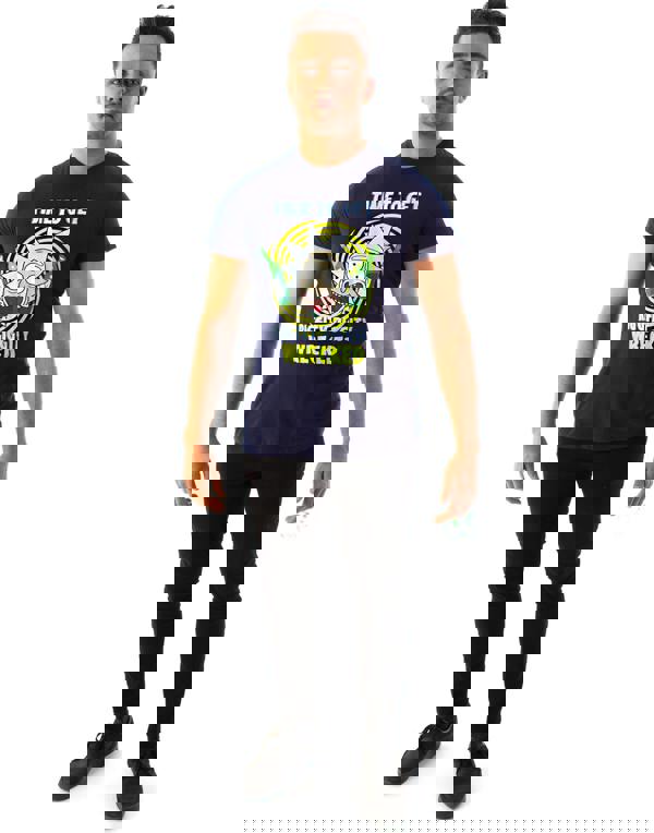 Rick And Morty Mens Blue Rick Short Sleeved T-Shirt