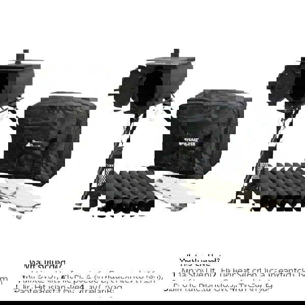 Royal Fire Orion Portable Tri-Pod Tent Stove in Black