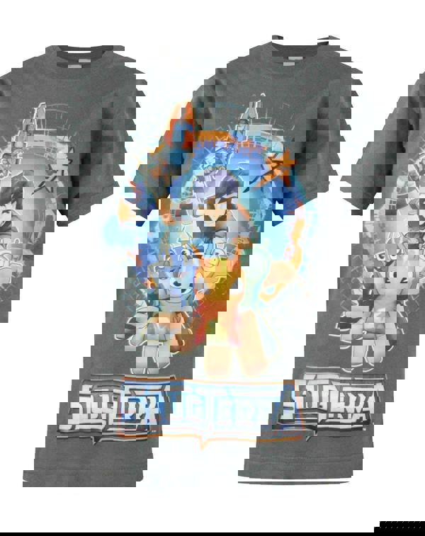 Slugterra Boys Grey Eli Shane Short Sleeved T-Shirt