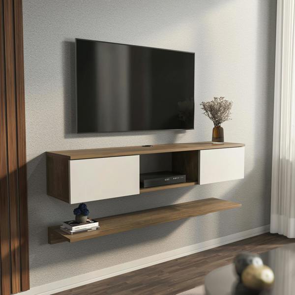 Decorotika Elia Modern Tv Stand TV Cabinet for TV's up to 60"