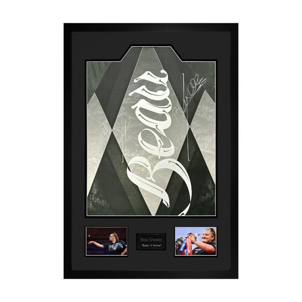 Beau Greaves Signed Match Issued Shirt Premium Frame