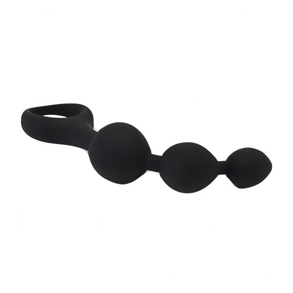 Loving Joy Triple Ripple Beads-Black