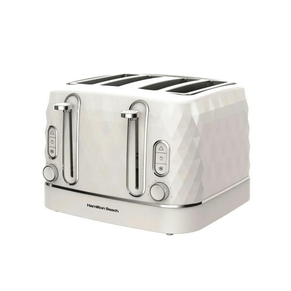 Hamilton Beach Diamond 4 Slice Toaster - White
