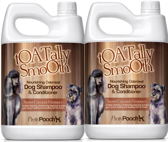 Pretty Pooch tOATally Smooth Oatmeal Dog Shampoo 2L x2