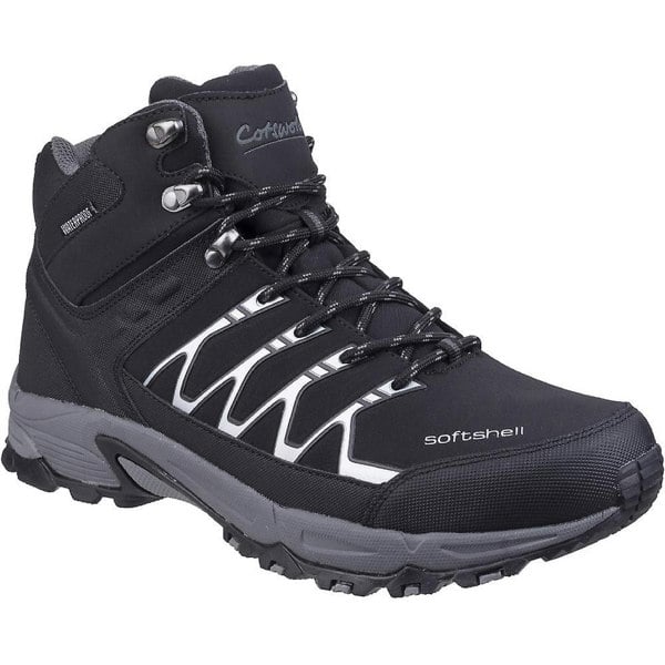 Cotswold Men's Abbeydale Mid Hiking Boots - Black/Grey