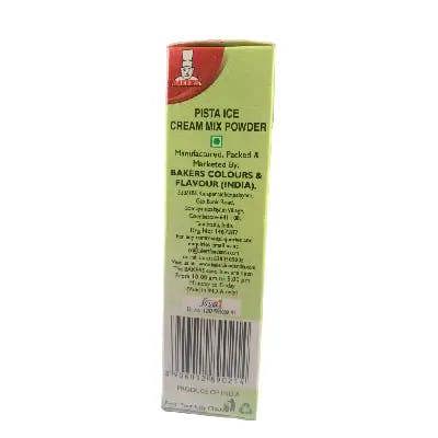 Bakers Pista Ice Cream Mix Powder, Easy to Make Instant Dessert Mix 100g