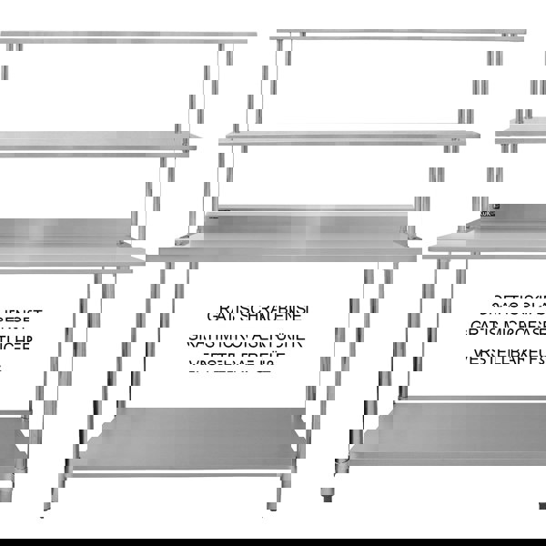 Kukoo 6ft Catering Bench with Double Over-shelf