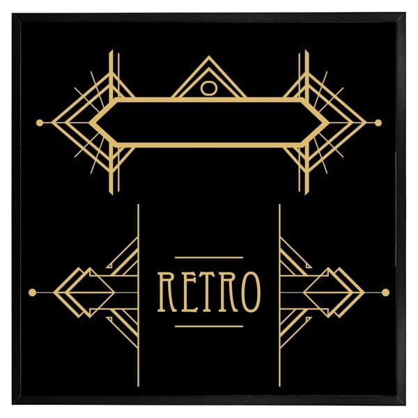 Benjamin Tate Design Art deco retro (picture Frame)