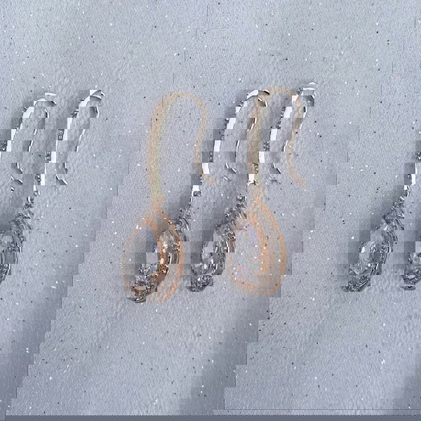 long drop earrings rose gold teardrop earrings