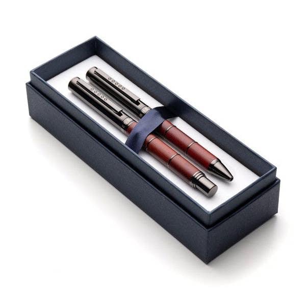 Tom Hessin Revolution Collection Ironbridge Medium Fountain Pen & Ballpoint Pen Set