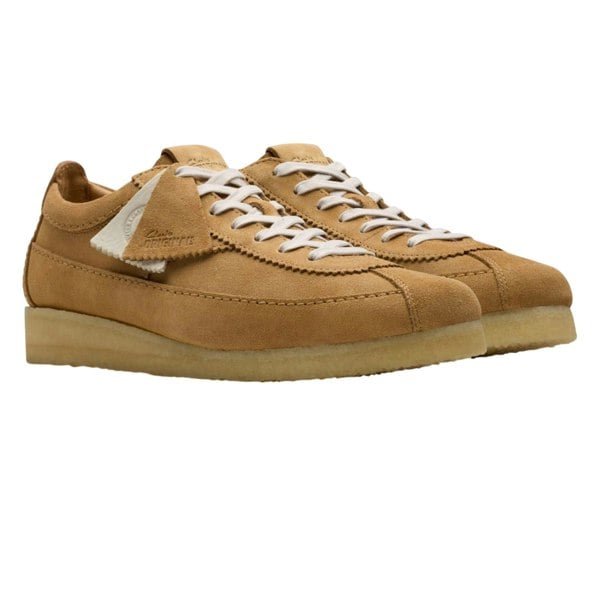 Clarks Originals Mens Wallabe Tor Suede Trainers - Brown