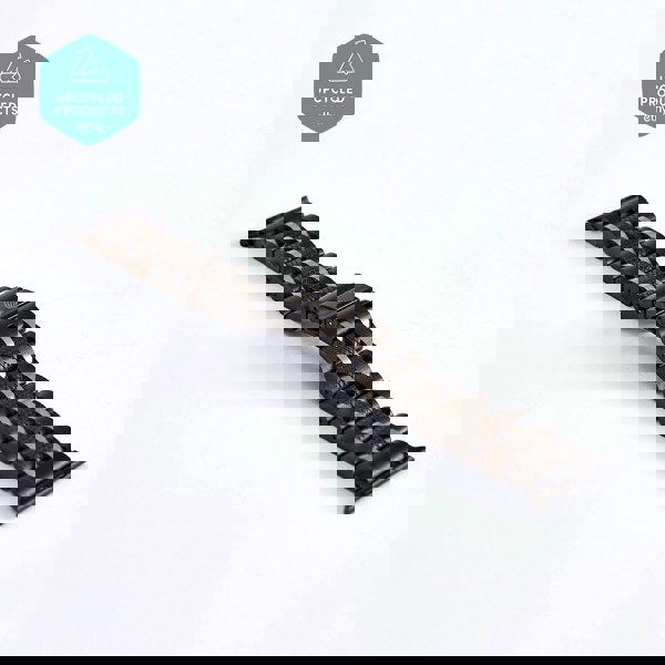 The Ebony Apple Watch Strap - The Sustainable Watch Company