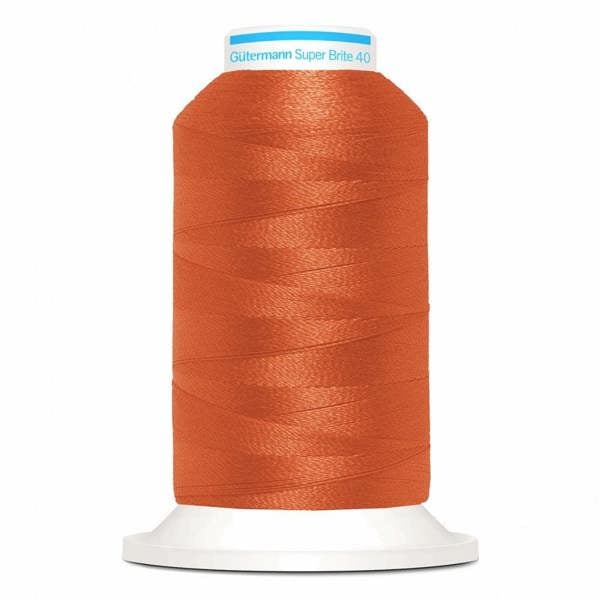 Gutermann Super Brite Polyester 40 Embroidery Thread 1000m Polyester Thread Suitable For Embroidery