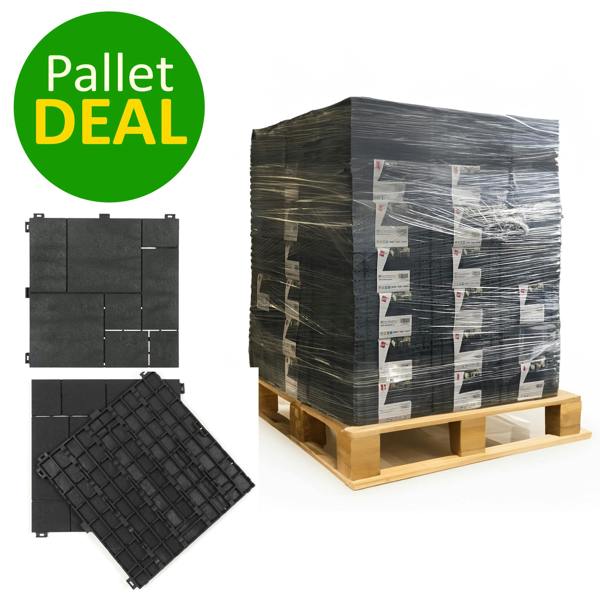 Nicoman Pallet Offer - Mosaic Composite Interlocking Decking Tiles - 630pcs