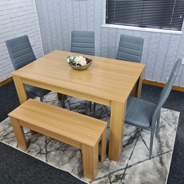 Kosy Koala Dining Table Set with 4 Chairs Dining Room and Kitchen table set of 4, and Benches