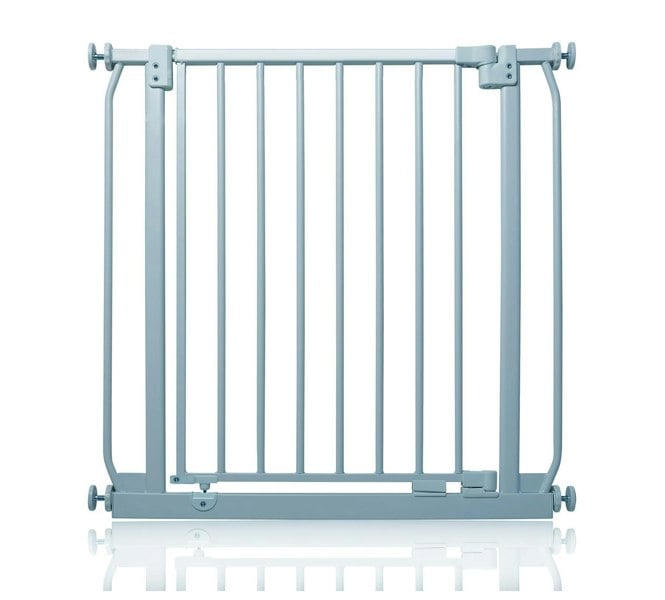 Safetots Elite Pressure Safety Gate, 71cm - 80cm, Matt Grey, Pressure Fit Stair Gate