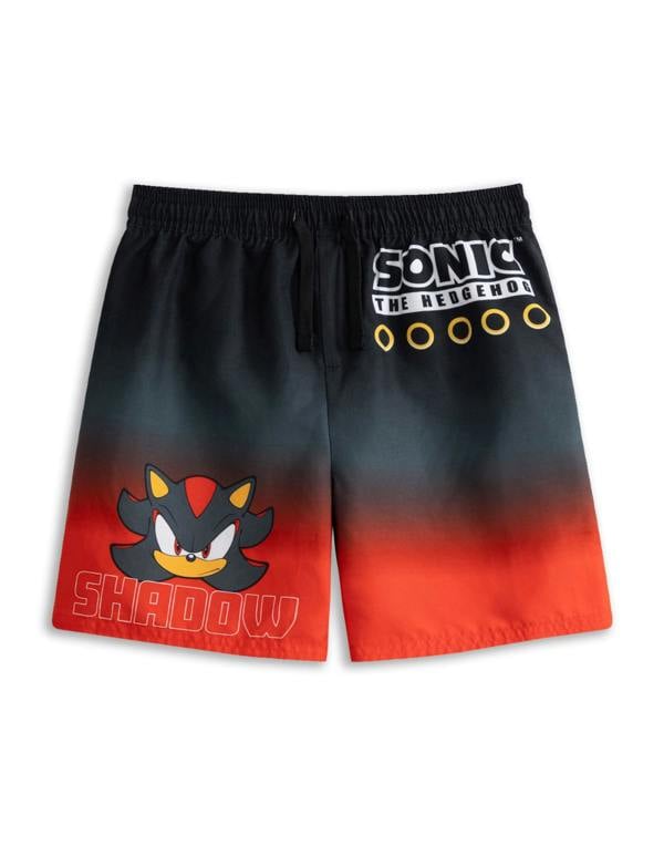 Vanilla Underground Sonic the Hedgehog Boys Red Shadow Swim Shorts