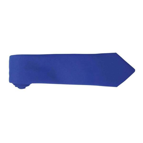 Premier Plain Polyester Tie - Royal Blue