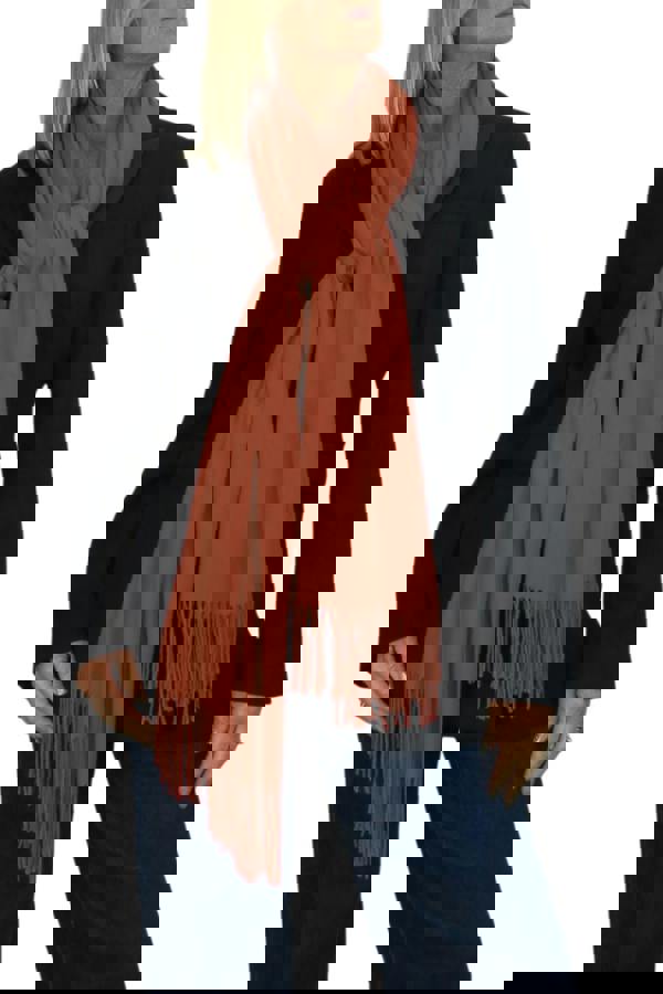 Paulo Due Wool Blend Pashmina Scarf Solid Colour