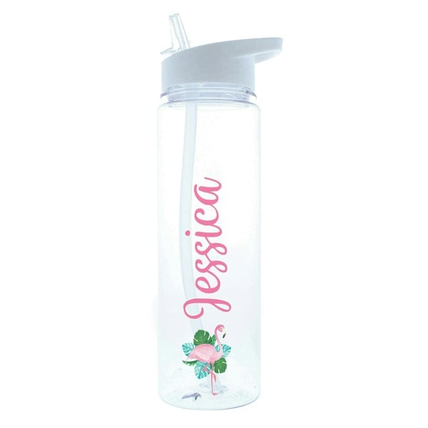 Personalised Memento Company Personalised Flamingo Water Bottle