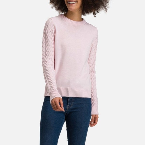 Rossignol Womens Fs Knit U-Neck in Pink
